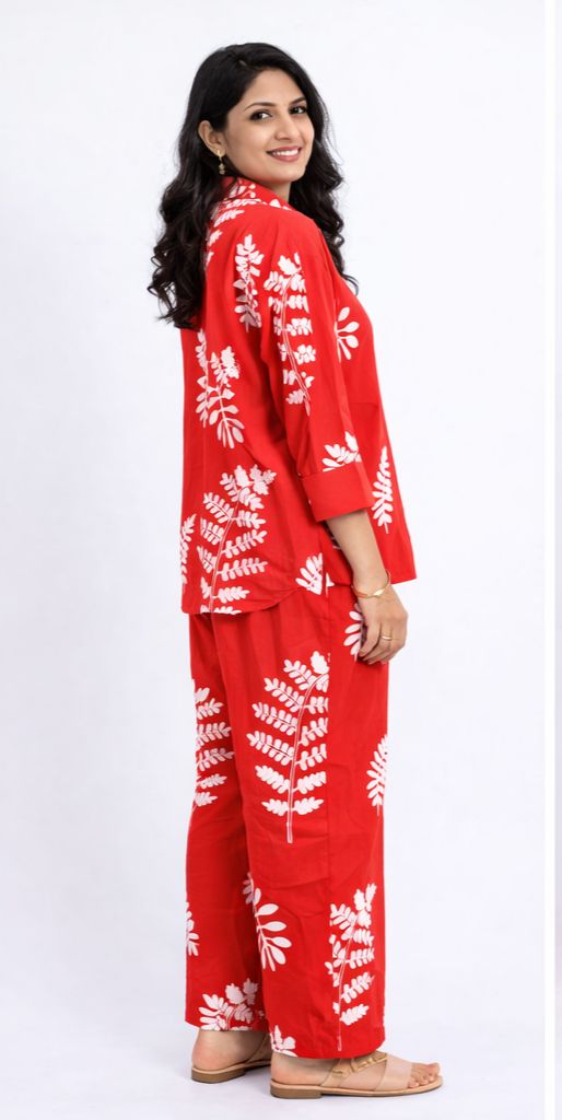 Fern Embroidery  Co-ord Set view 2