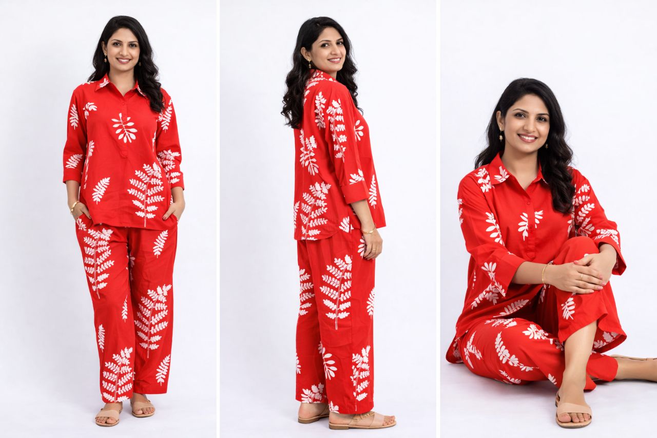 Fern Embroidery  Co-ord Set view 4