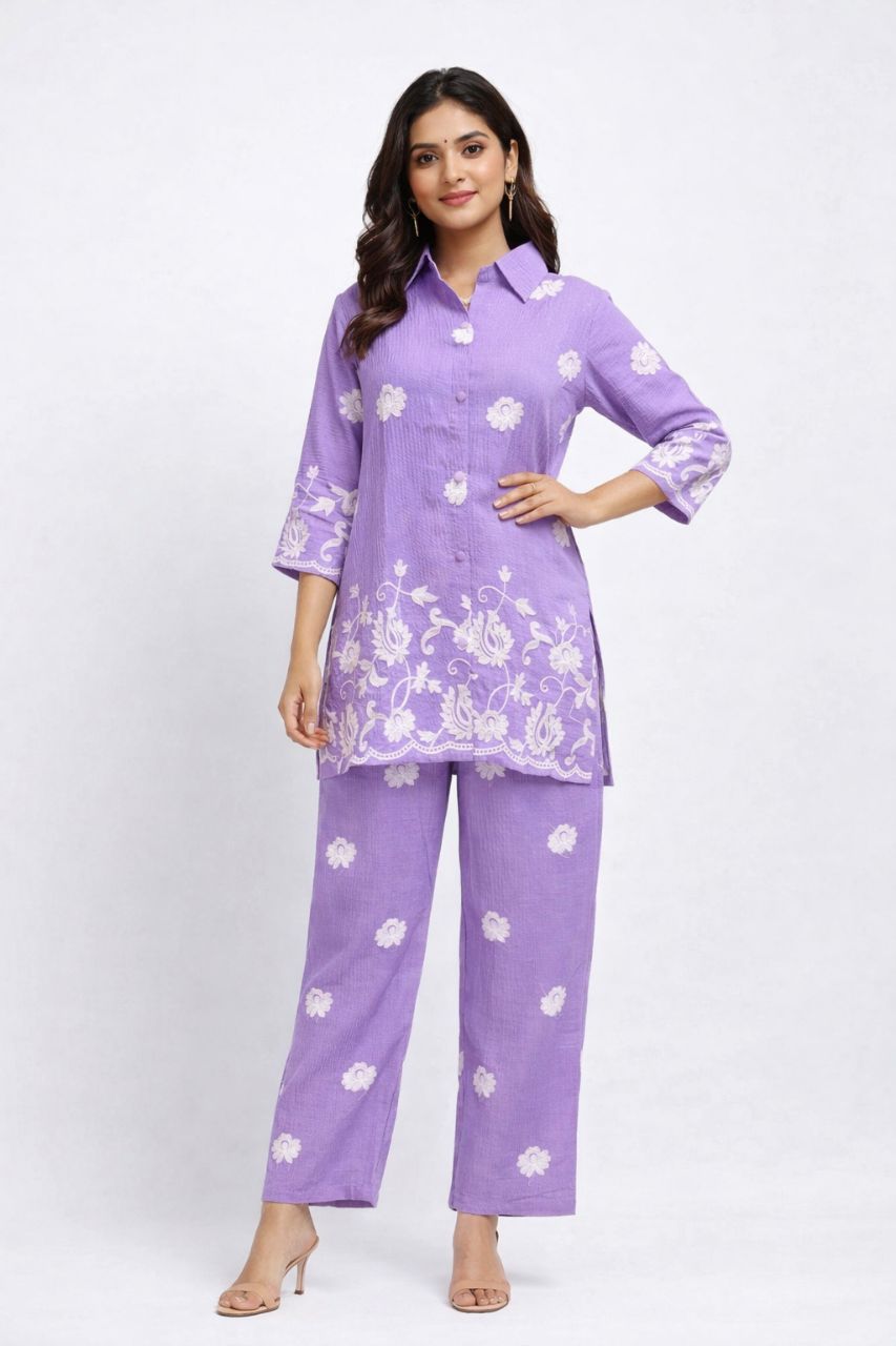 Embroidered Kurta Set