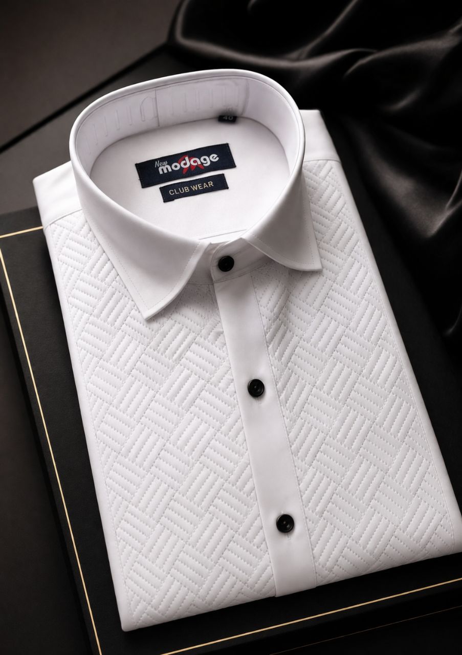 White Club Wear Shirt view 2