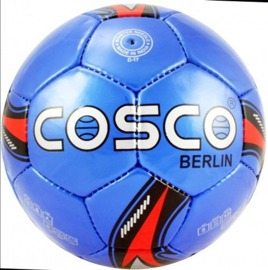 COSCO Berlin Football - Size: 5 (Standard, Pack of 1, Blue)