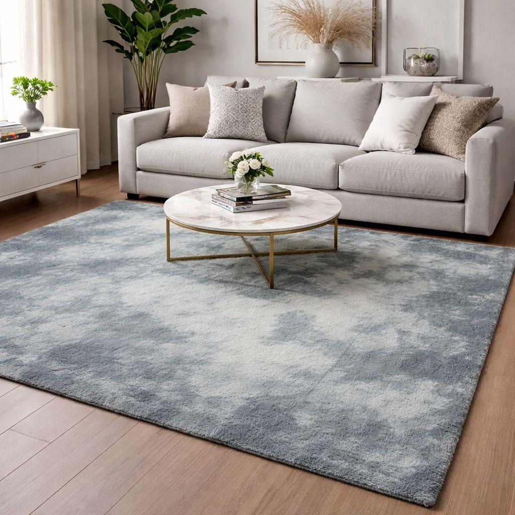 Super Soft Rabbit Fur Carpet, size 6* 9 feet view 3