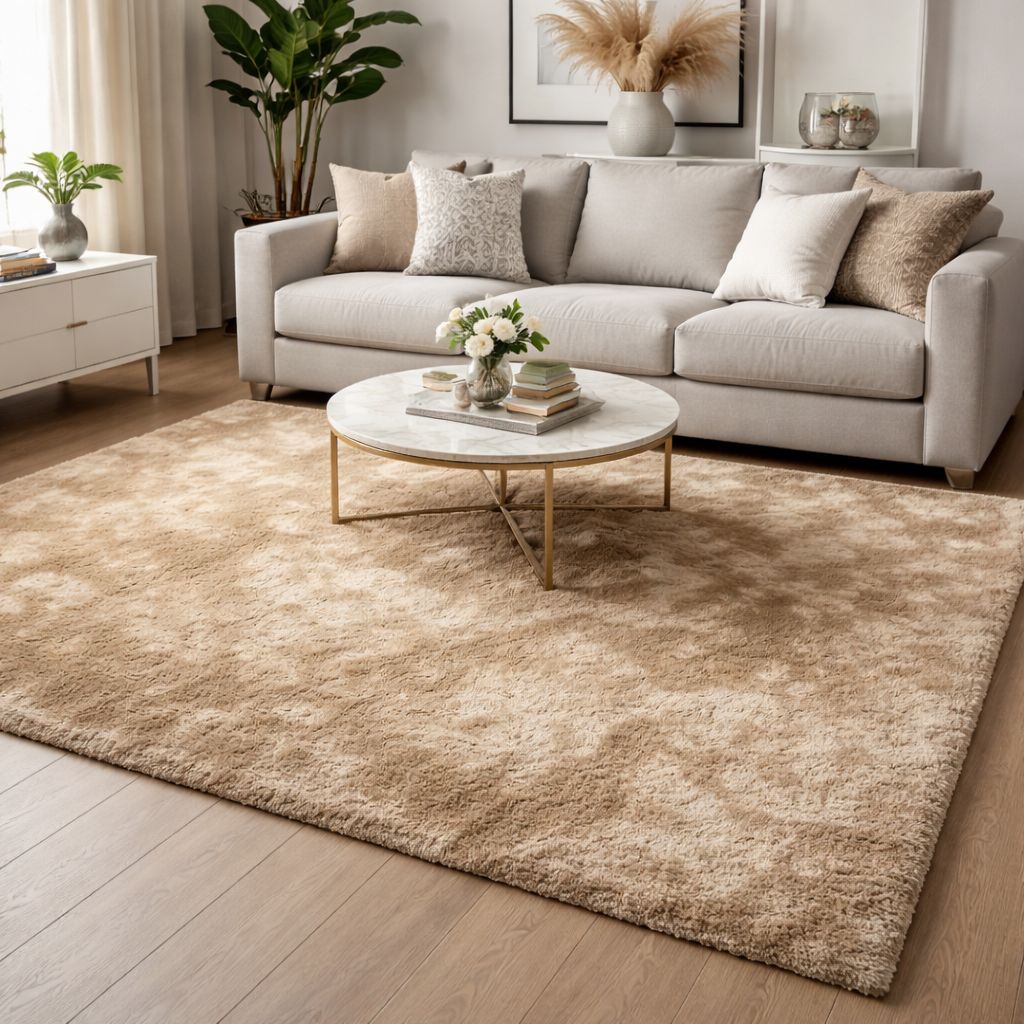 Super Soft Rabbit Fur Carpet, size 6* 9 feet