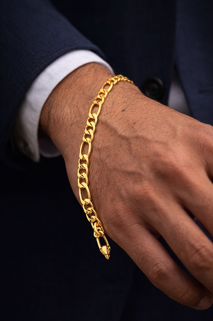 Gold Link Bracelet view 2