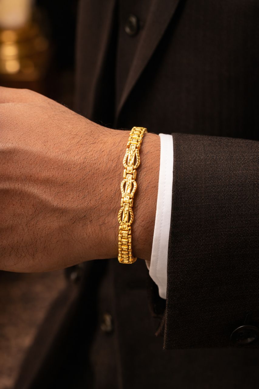 Golden Chain Bracelet view 2