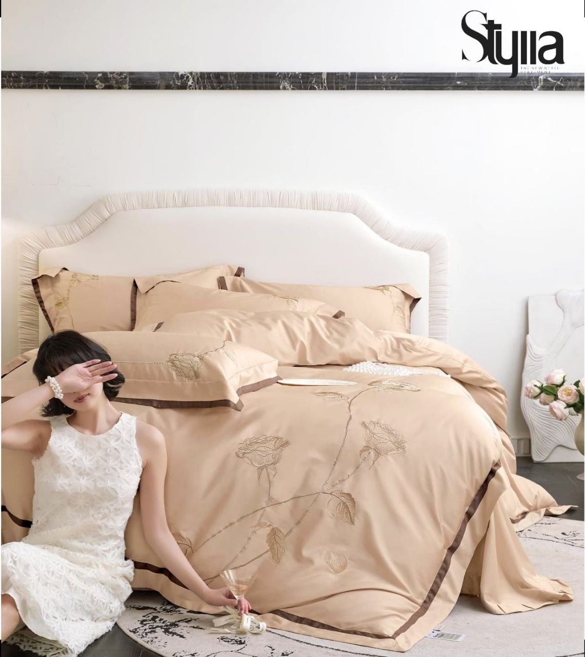 Rose Imported 4psc Comforter Set view 7