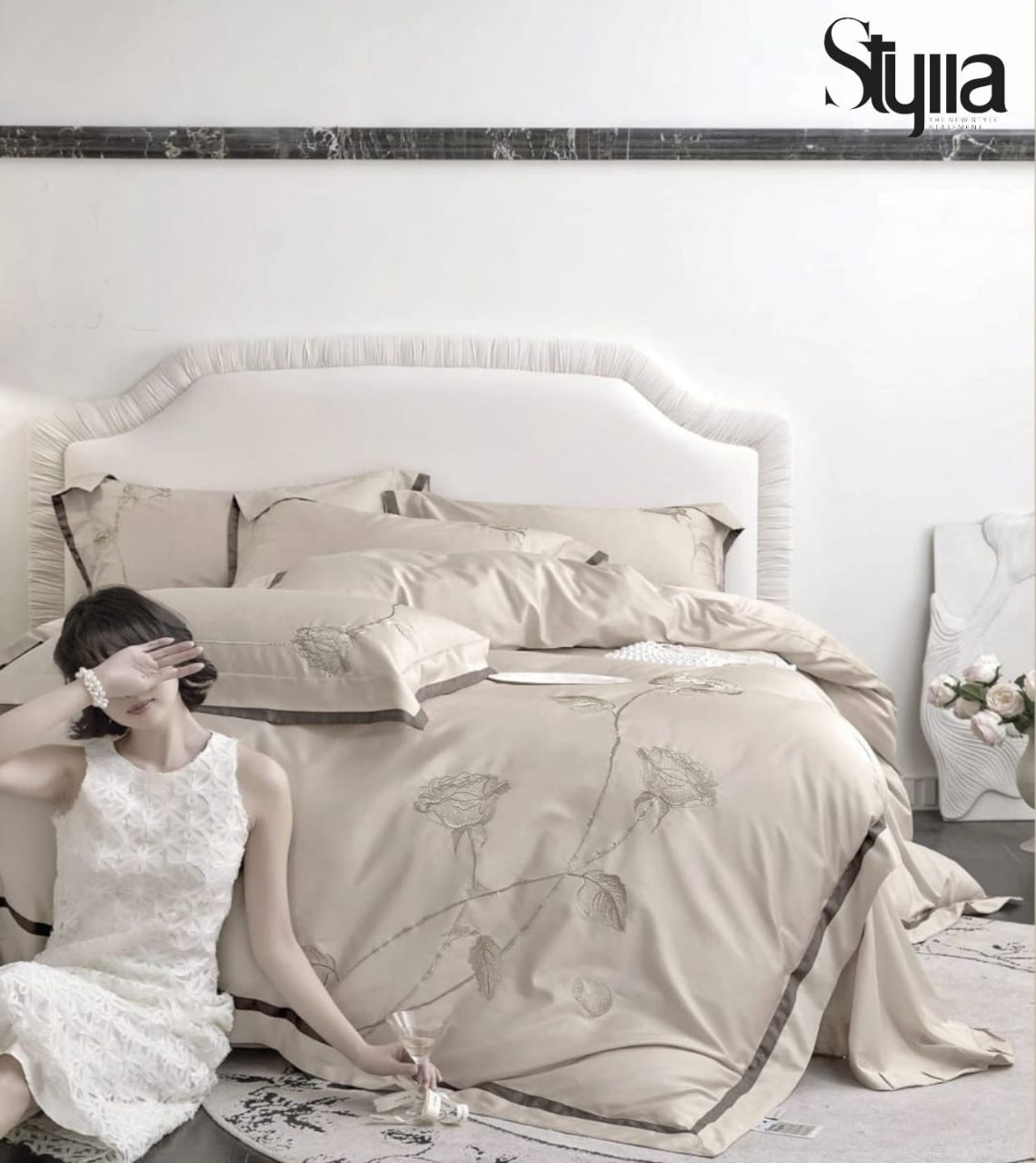 Rose Imported 4psc Comforter Set view 5