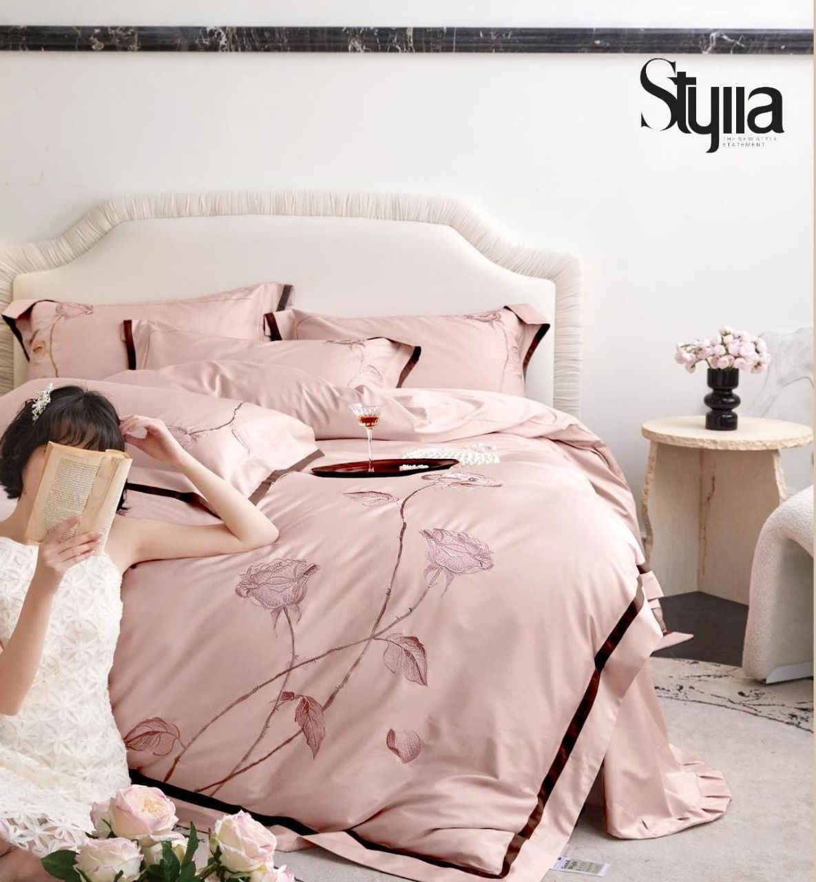 Rose Imported 4psc Comforter Set view 8