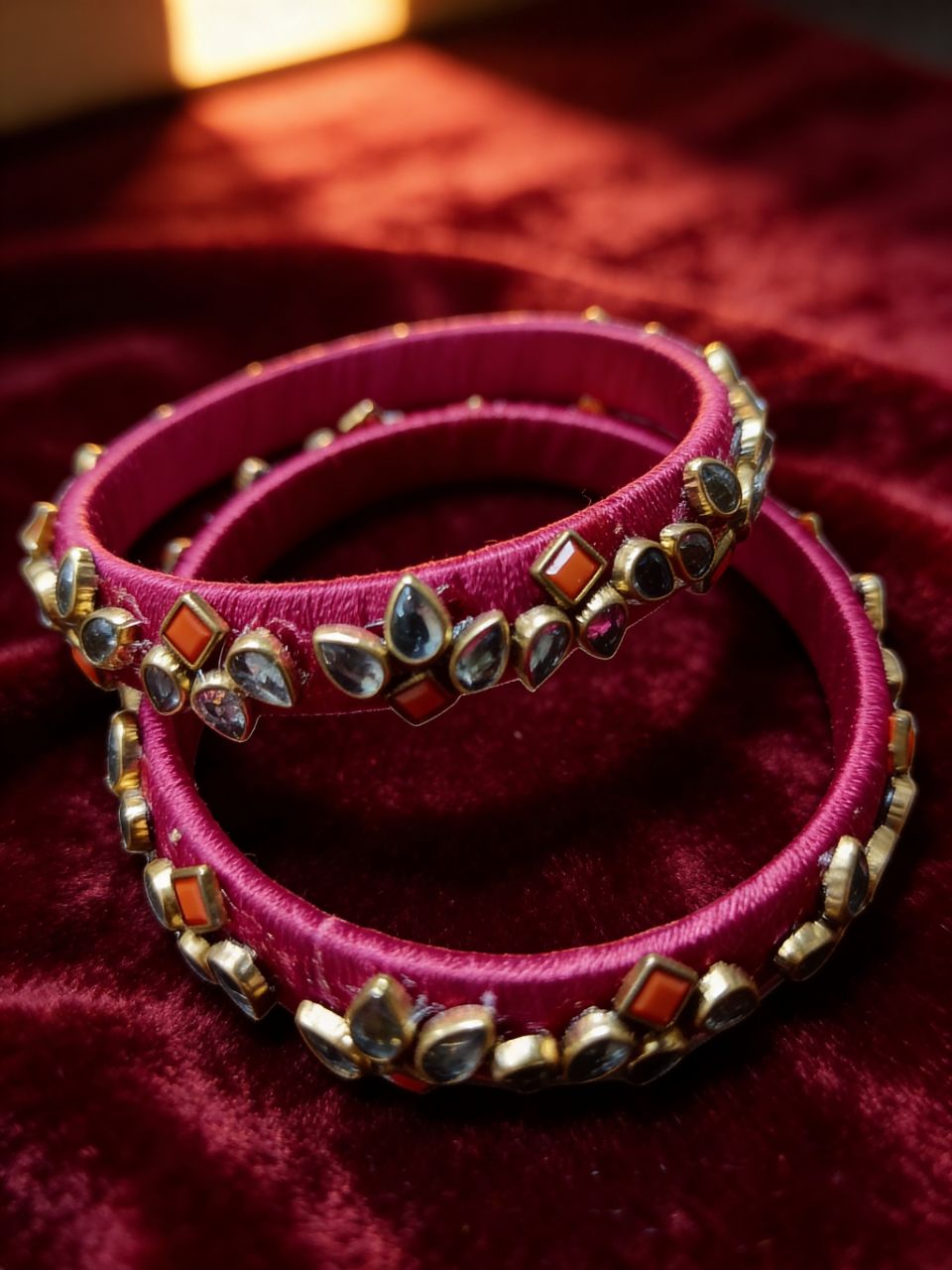 Designer Bangles Pink