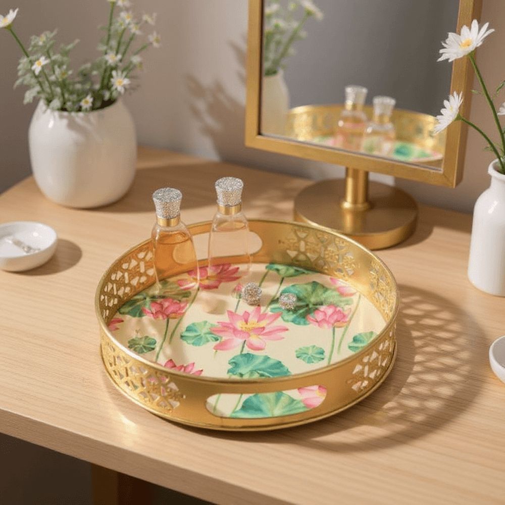 Lotus Flower Decor Tray