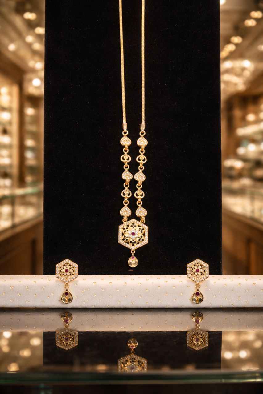 Designer Necklace Set by Aviraam view 2
