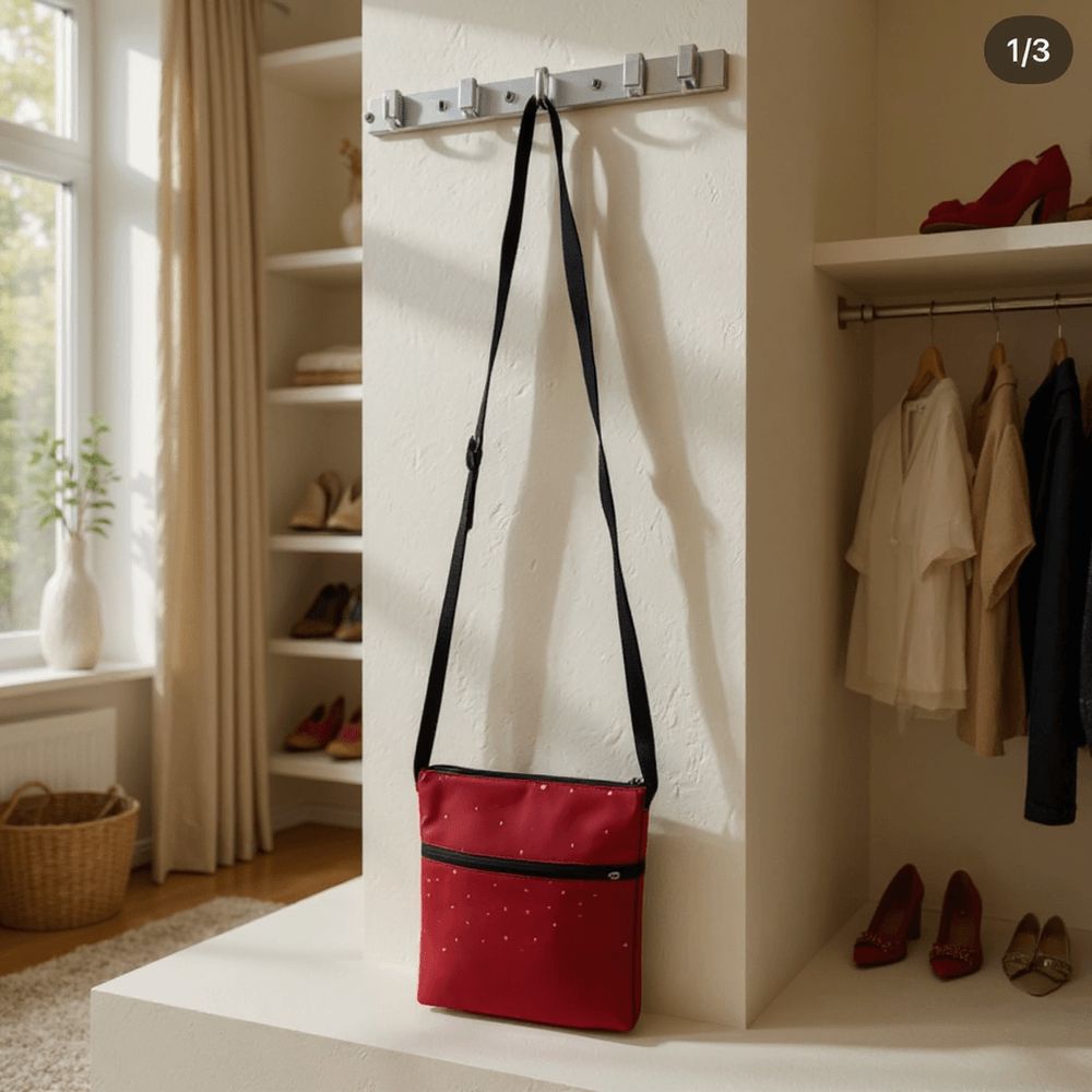 Stylish Red Sling Bag
