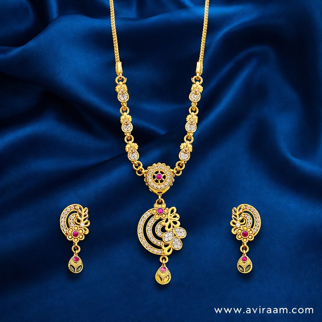 Gold Pendant Set03 view 3