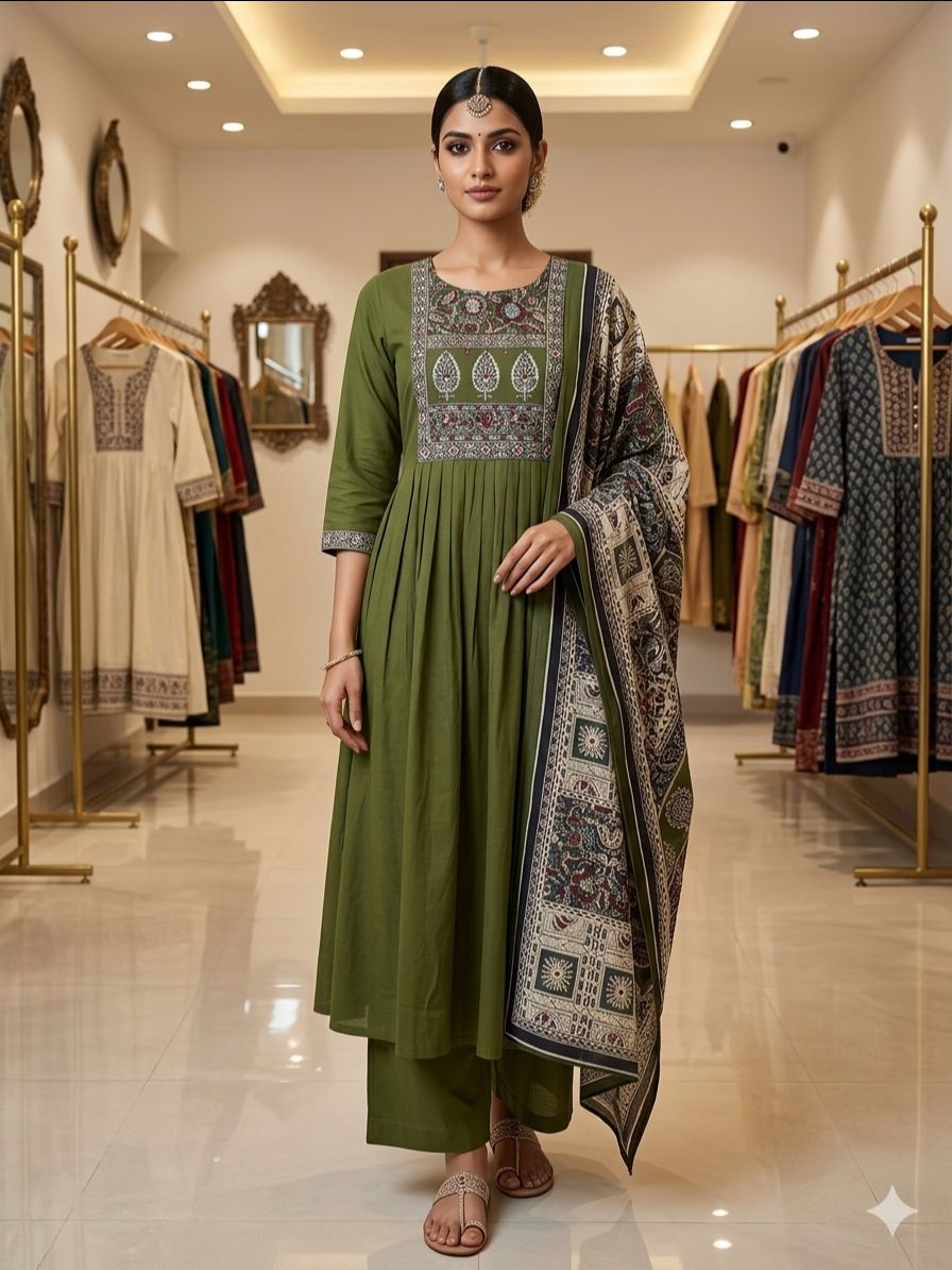 Ethnic Anarkali Suit Set