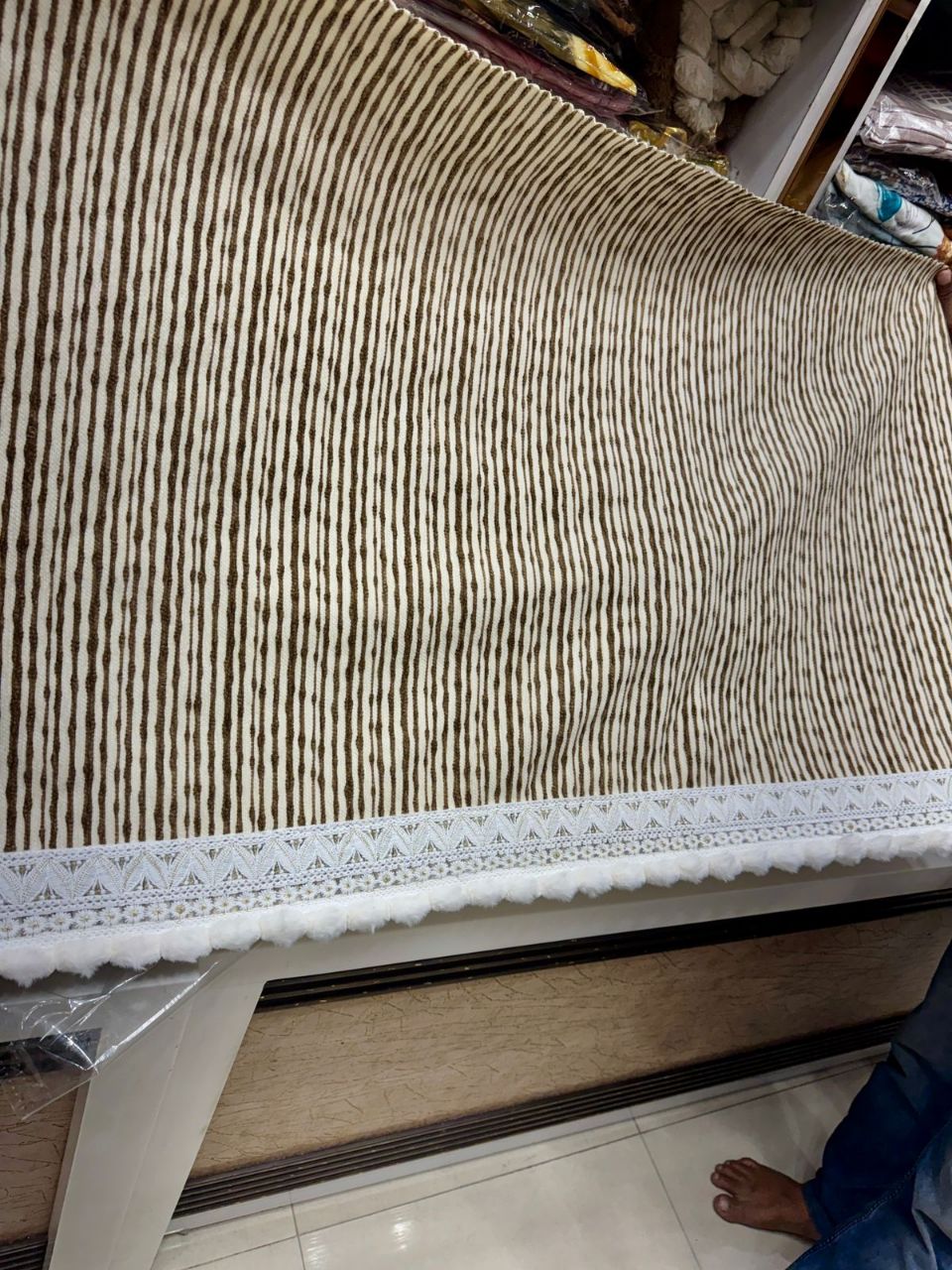 Striped Sofa Cover,27 Inchi Width view 3