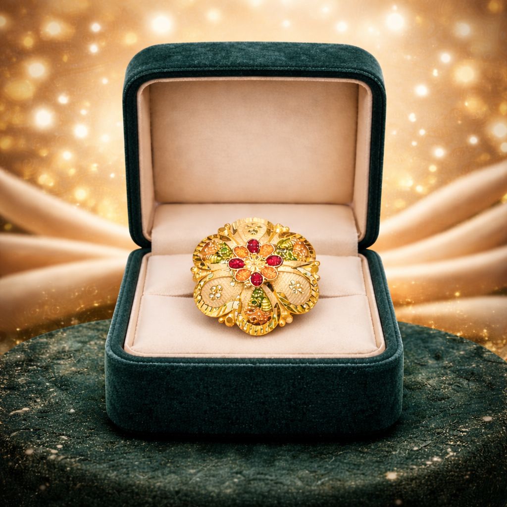 Aviraam Floral Ring view 3