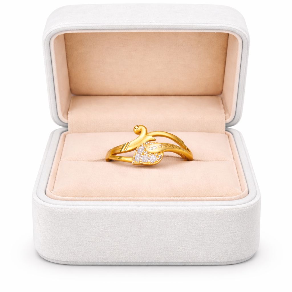 Elegant Gold Ring 01 view 3