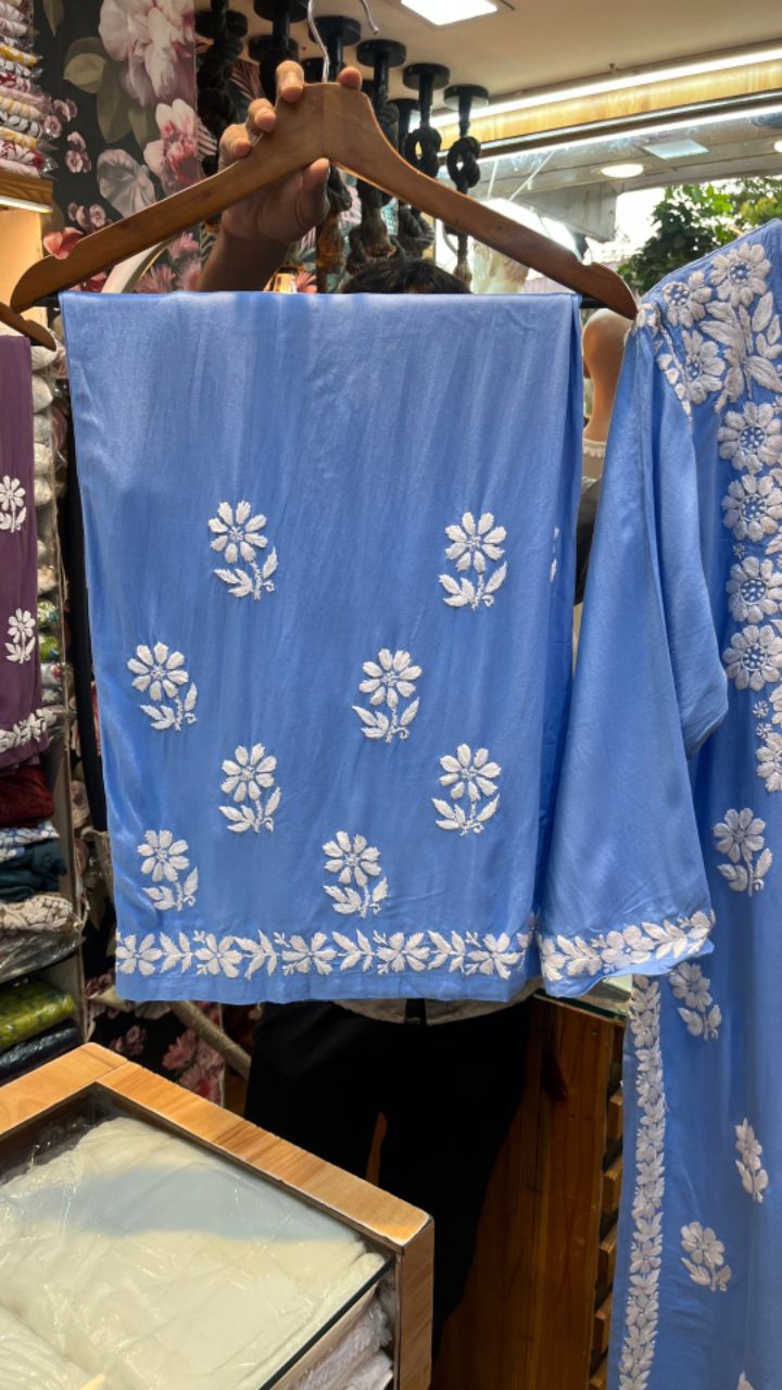 Pure Modal 2 Piece Kurti Plazo Set✨ view 3