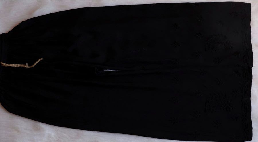 3 PIECE MODAL OMBRE LONG HANDWORK KURTI PLAZO SET view 5