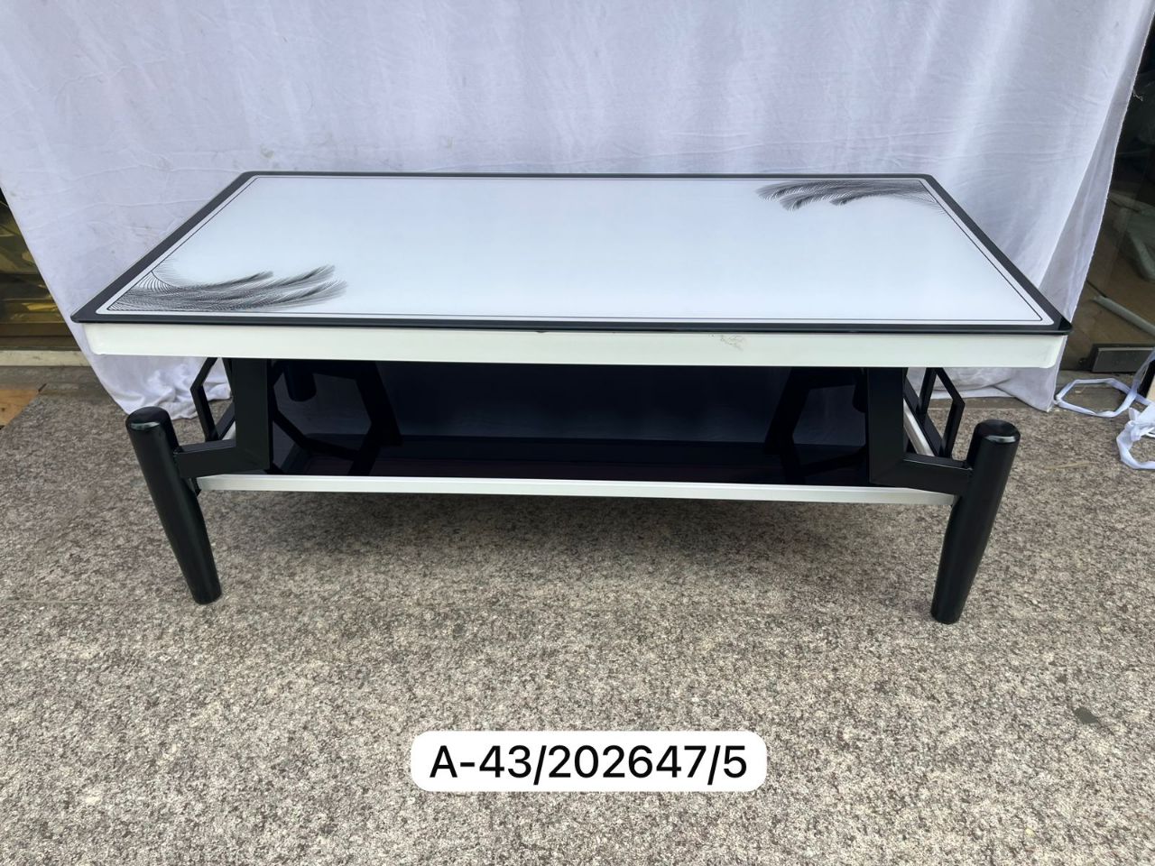 Elegant Glass Coffee Table A24 view 2