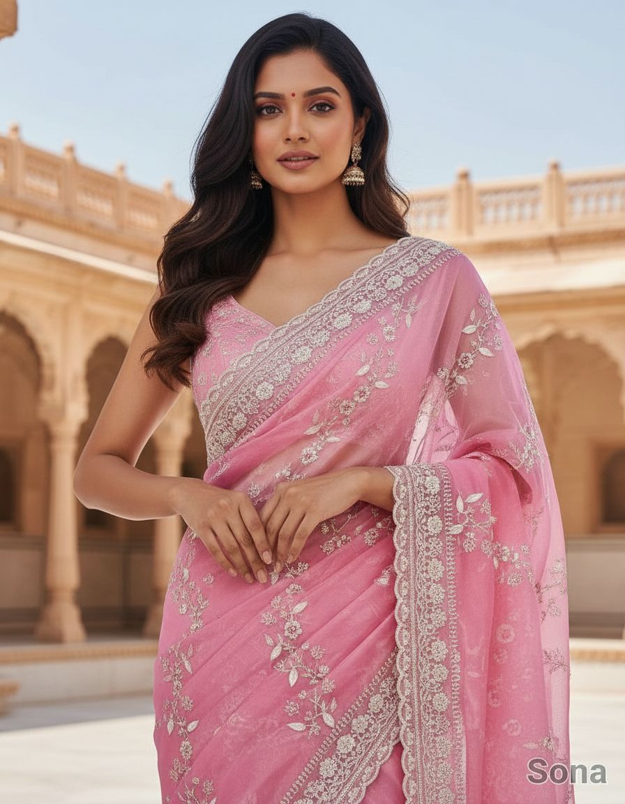 Zimi Chuu Saree view 2