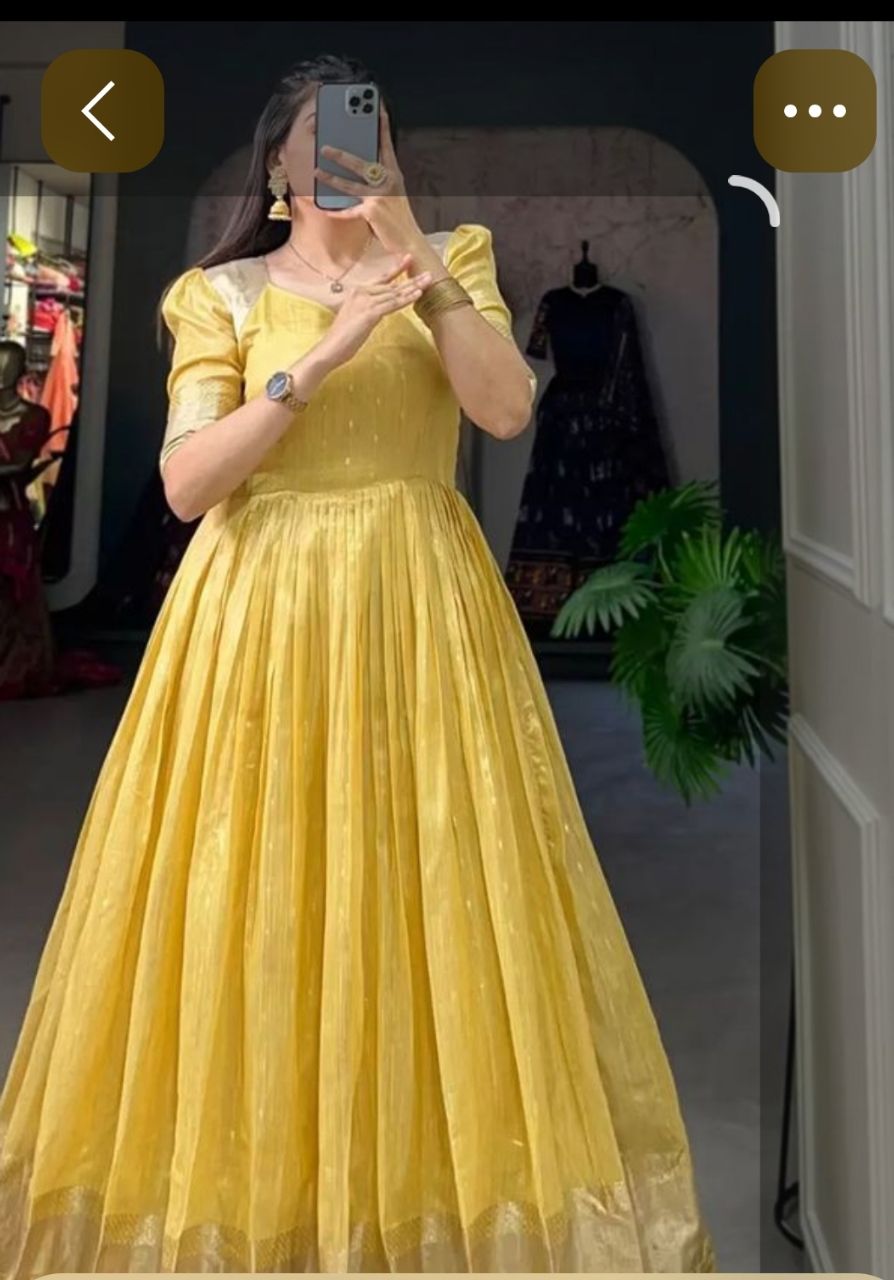 Elegant Yellow Dress