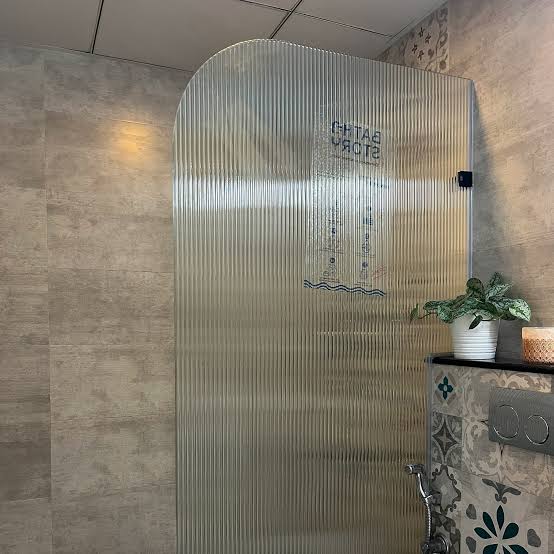 Clear UPVC Shower Door