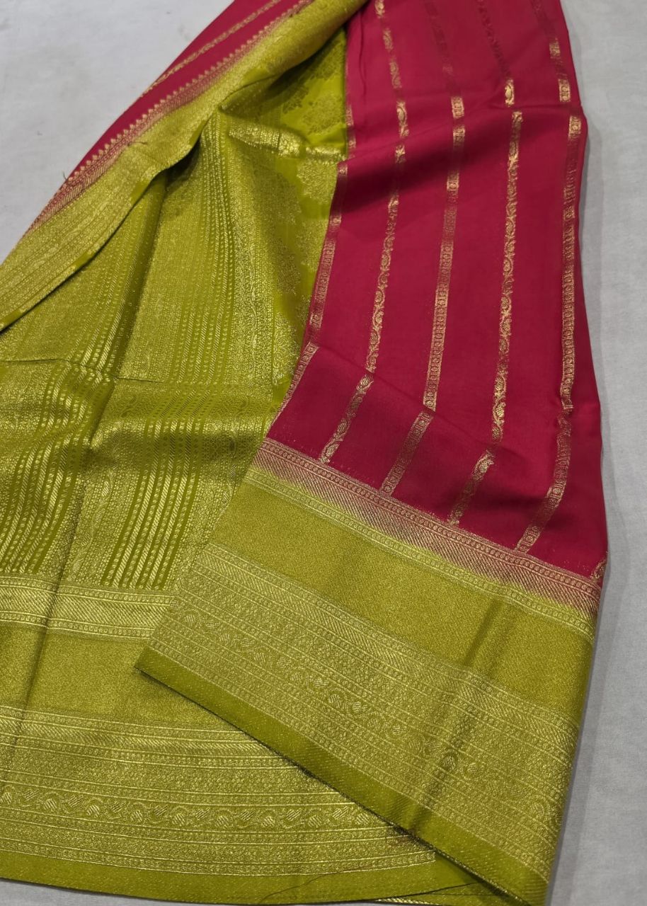 Elegant Purple Saree view 3