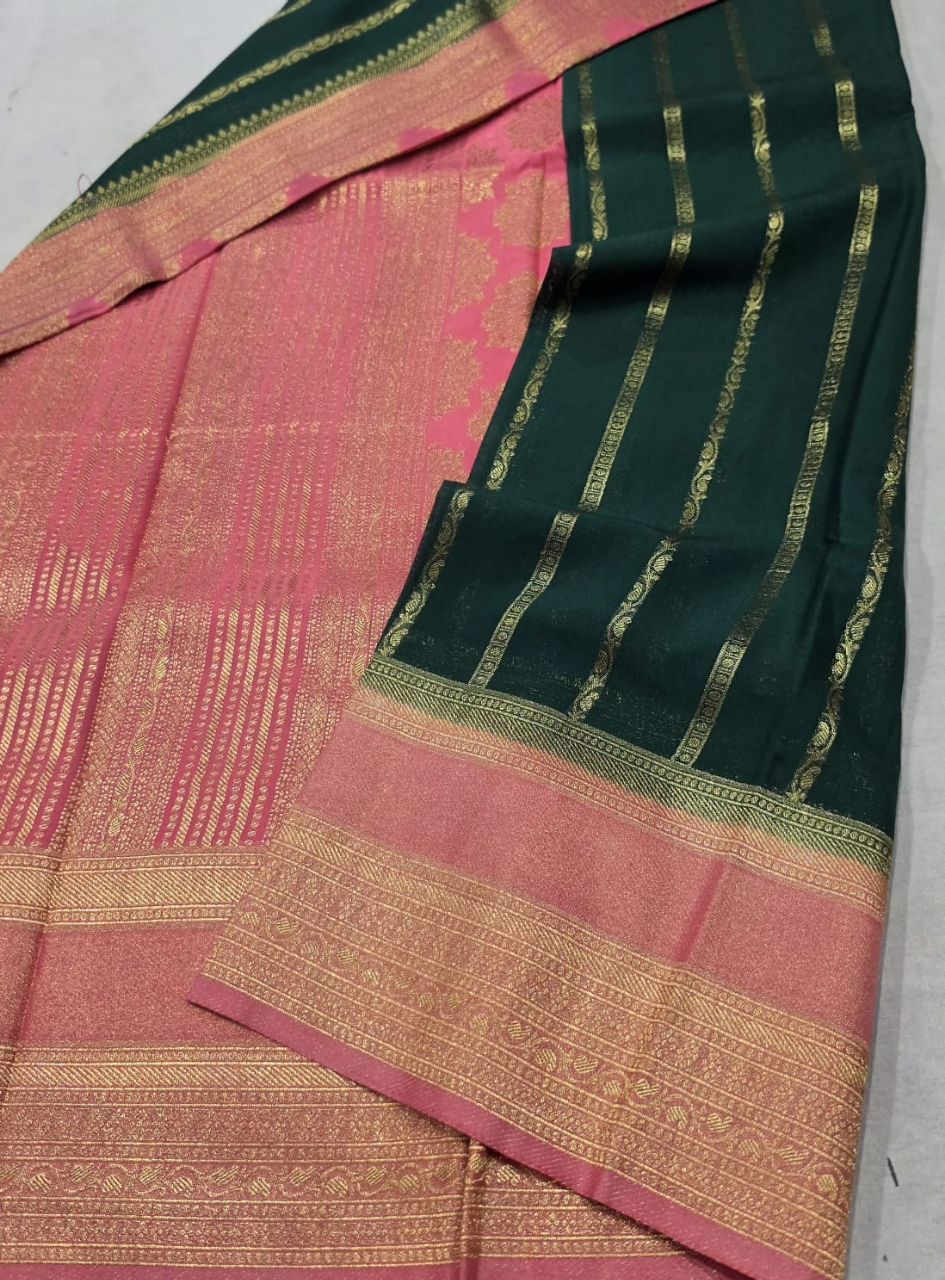 Elegant Purple Saree view 5