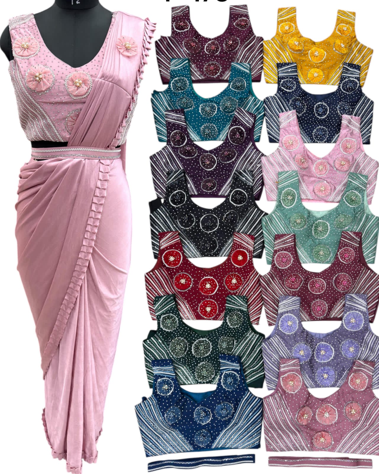 Designer Ready To Wear Saree view 3