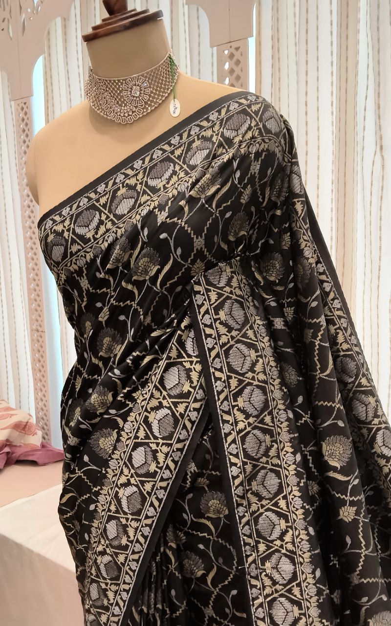 Banarsi Silk Saree view 3