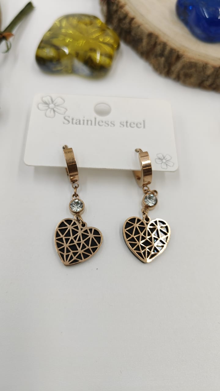 Heart Shaped Earrings view 3
