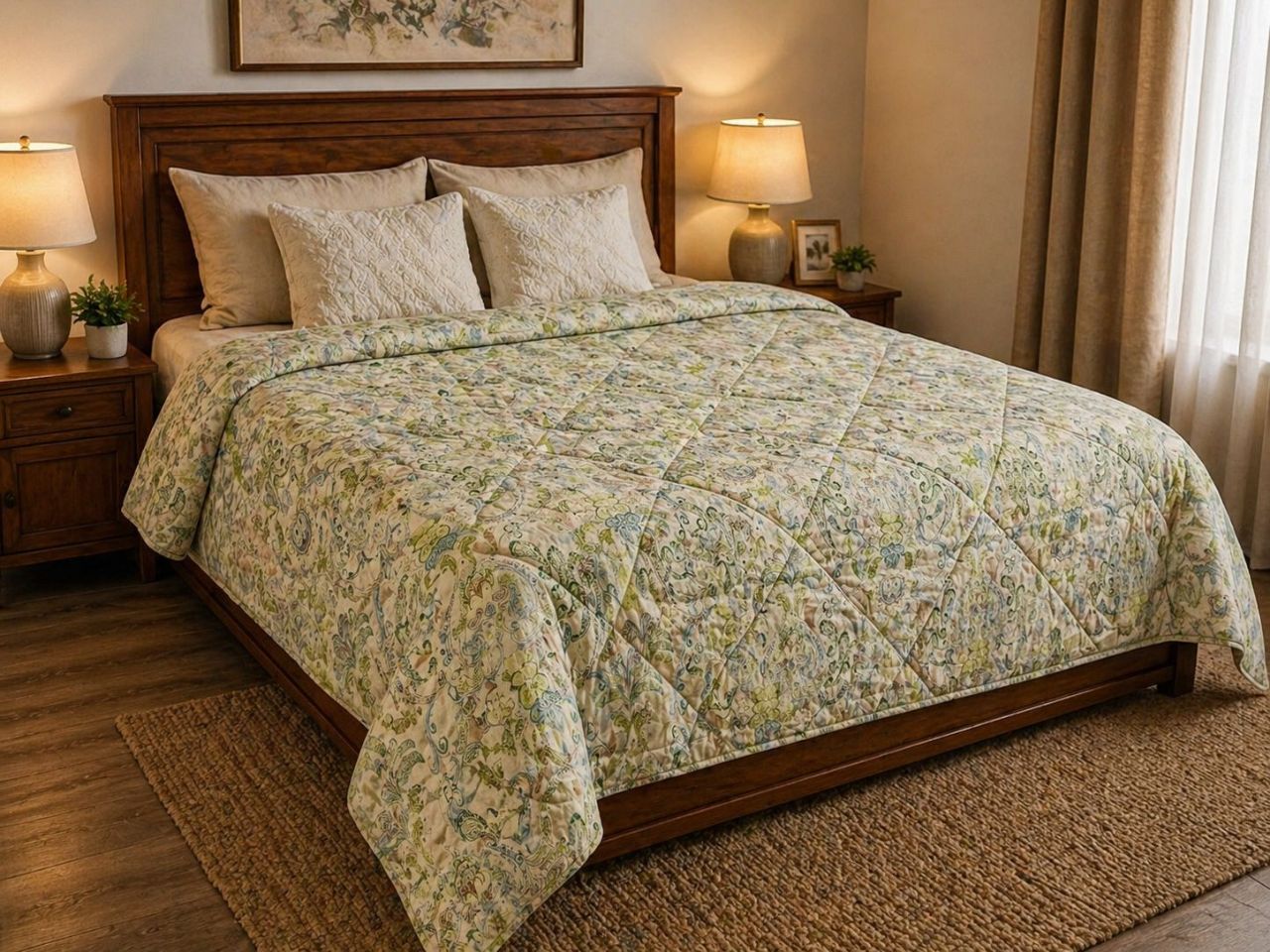 Double Bed Luxury Comforter ( Reversible)