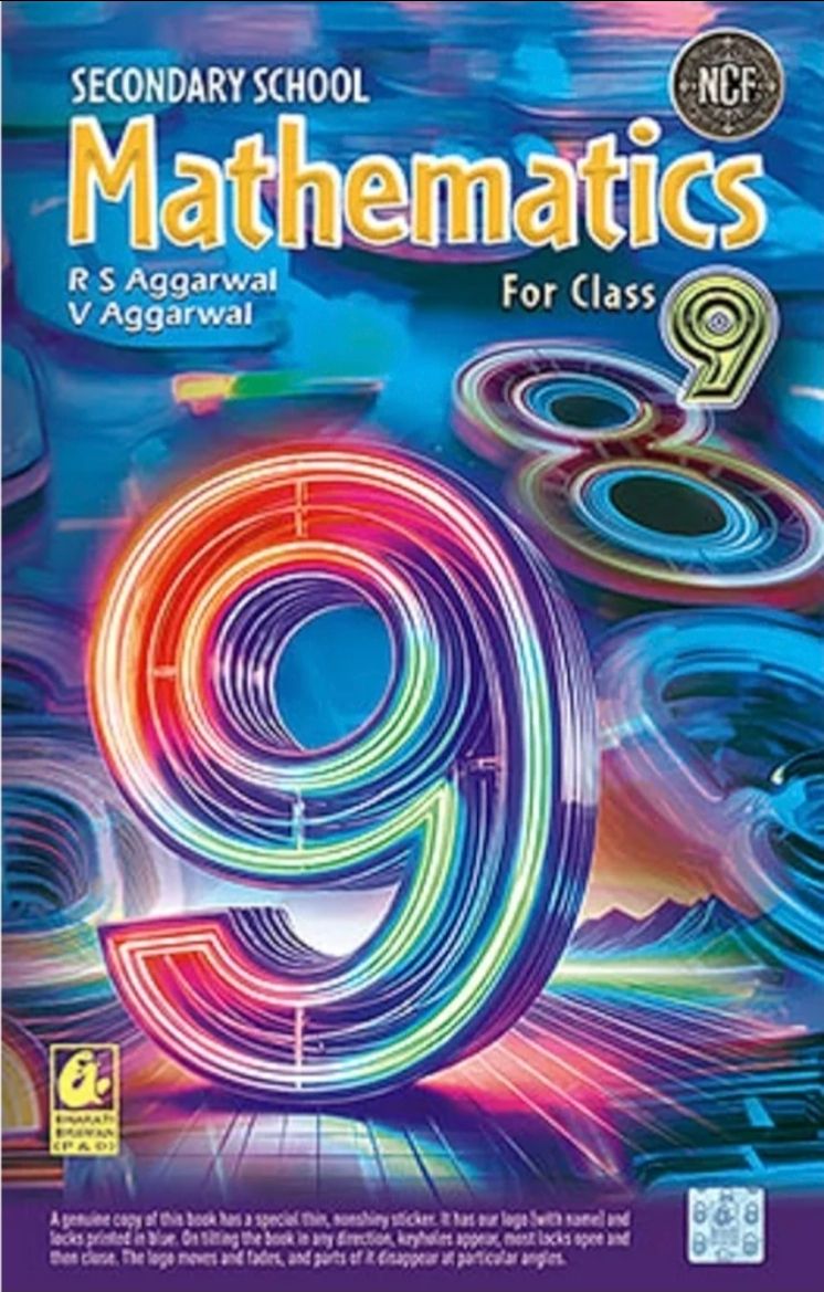 Bharati Bhawan R S Agarwal CBSE Class 9 Mathematics Textbook | 9788199871038