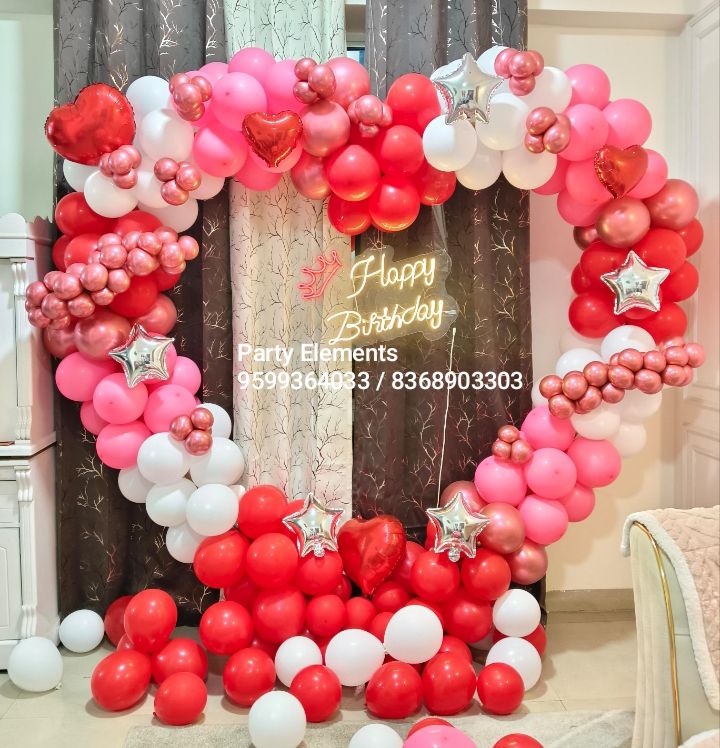 Heart Balloon Arch