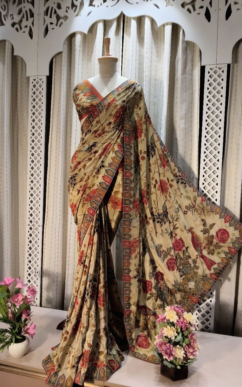 Designer Silk Saree view 4
