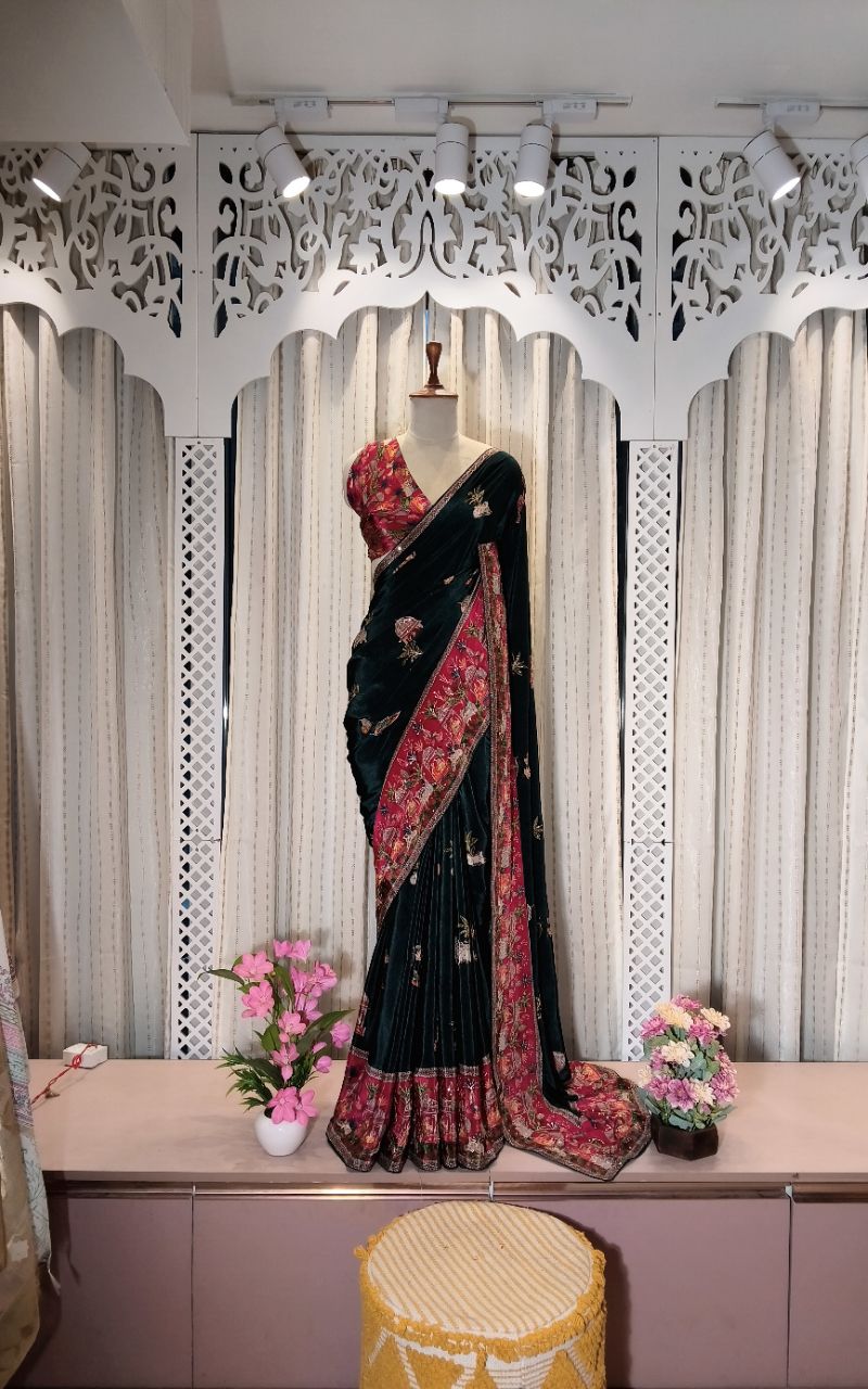 Badhani Silk Saree view 10