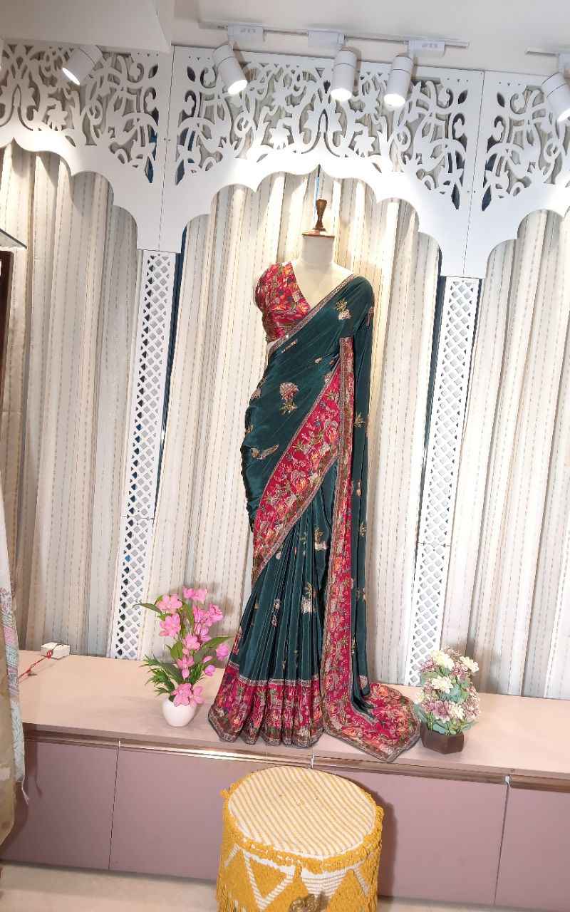 Badhani Silk Saree view 9