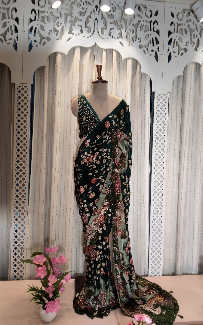 Designer Silk Sareem view 2