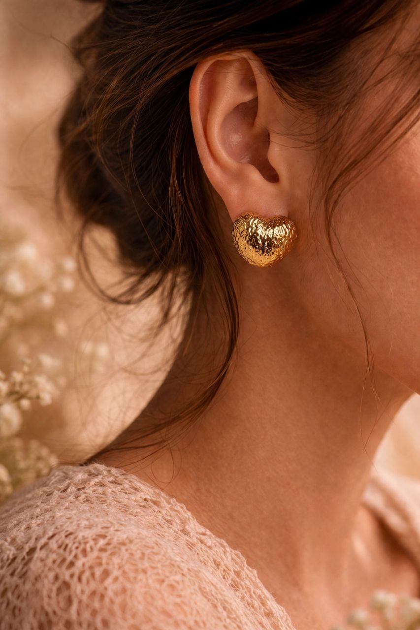 Heart Shape Earrings view 2