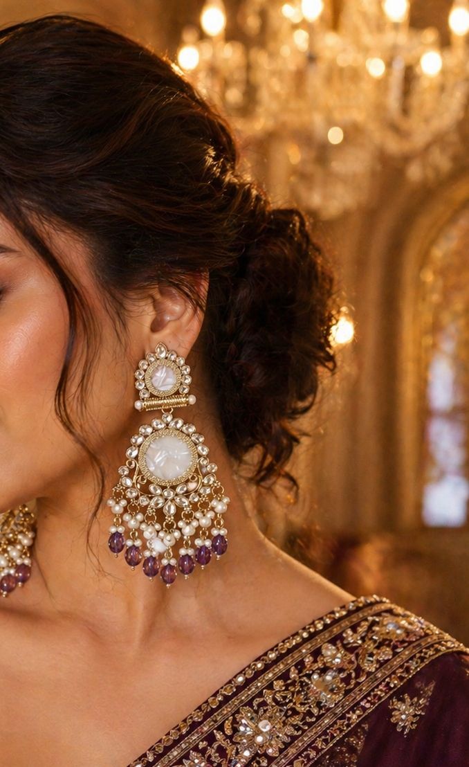 Ethnic Chandelier Earrings view 2