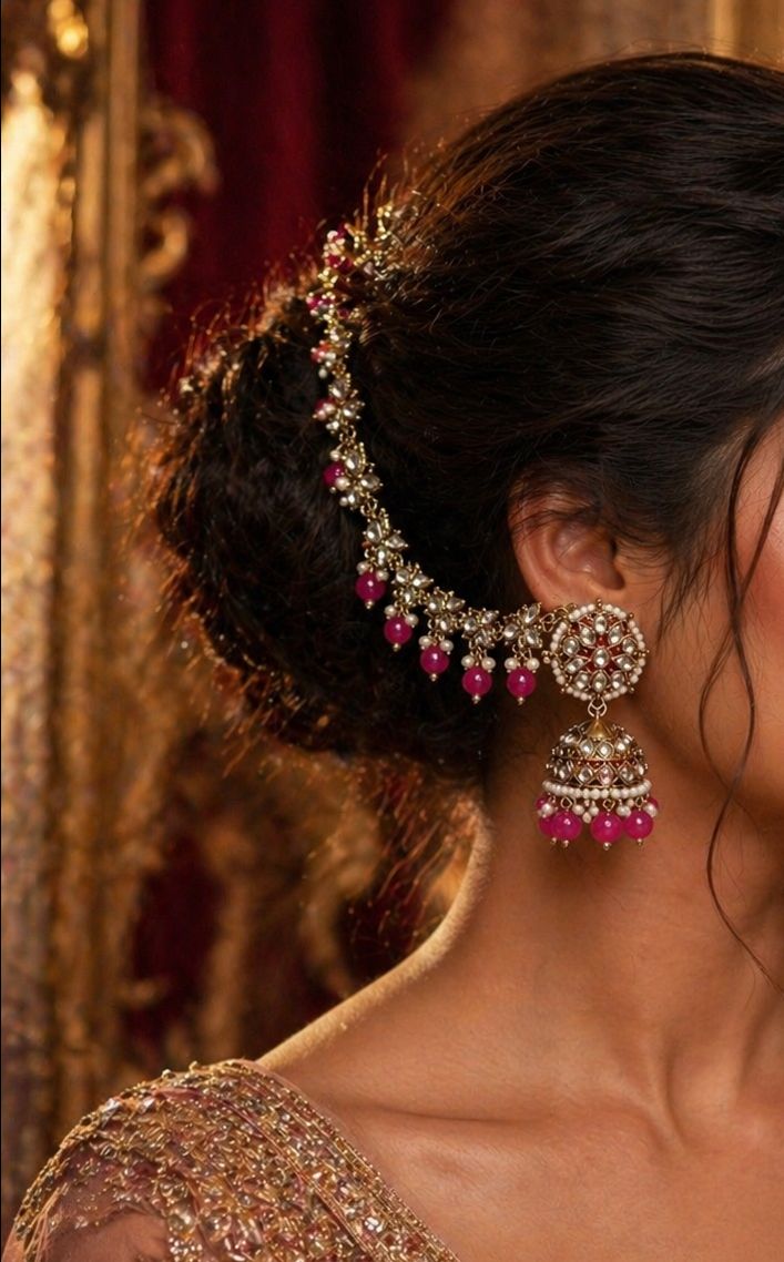 Traditional Indian Earring view 2