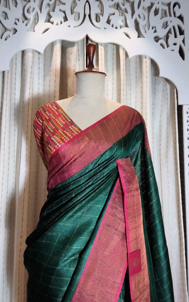 Designer Silk i Saree view 4