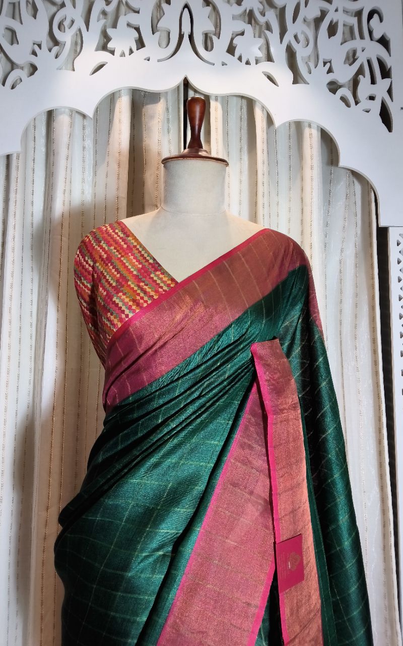Designer Silk i Saree view 3