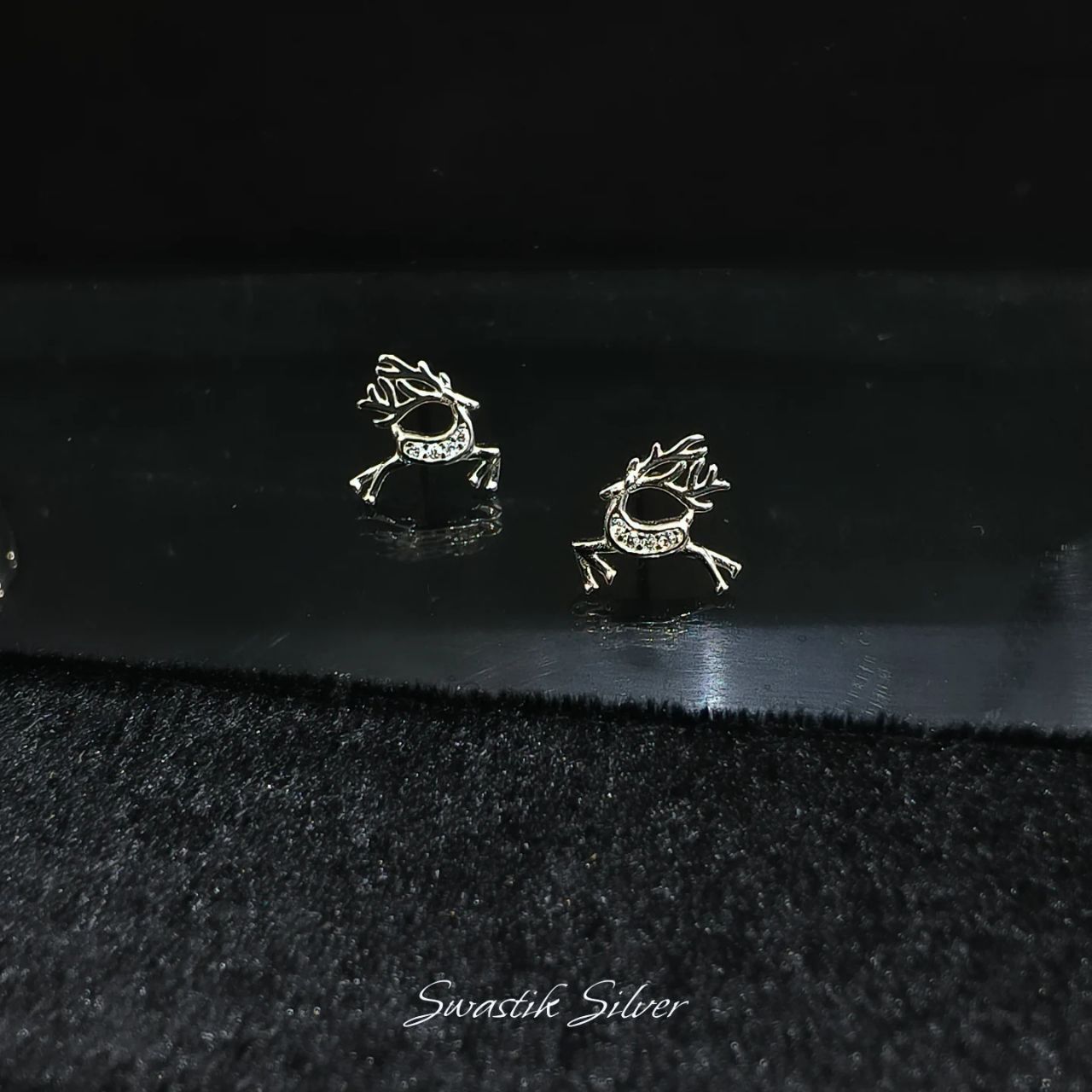 Deer Tiny Earrings view 2