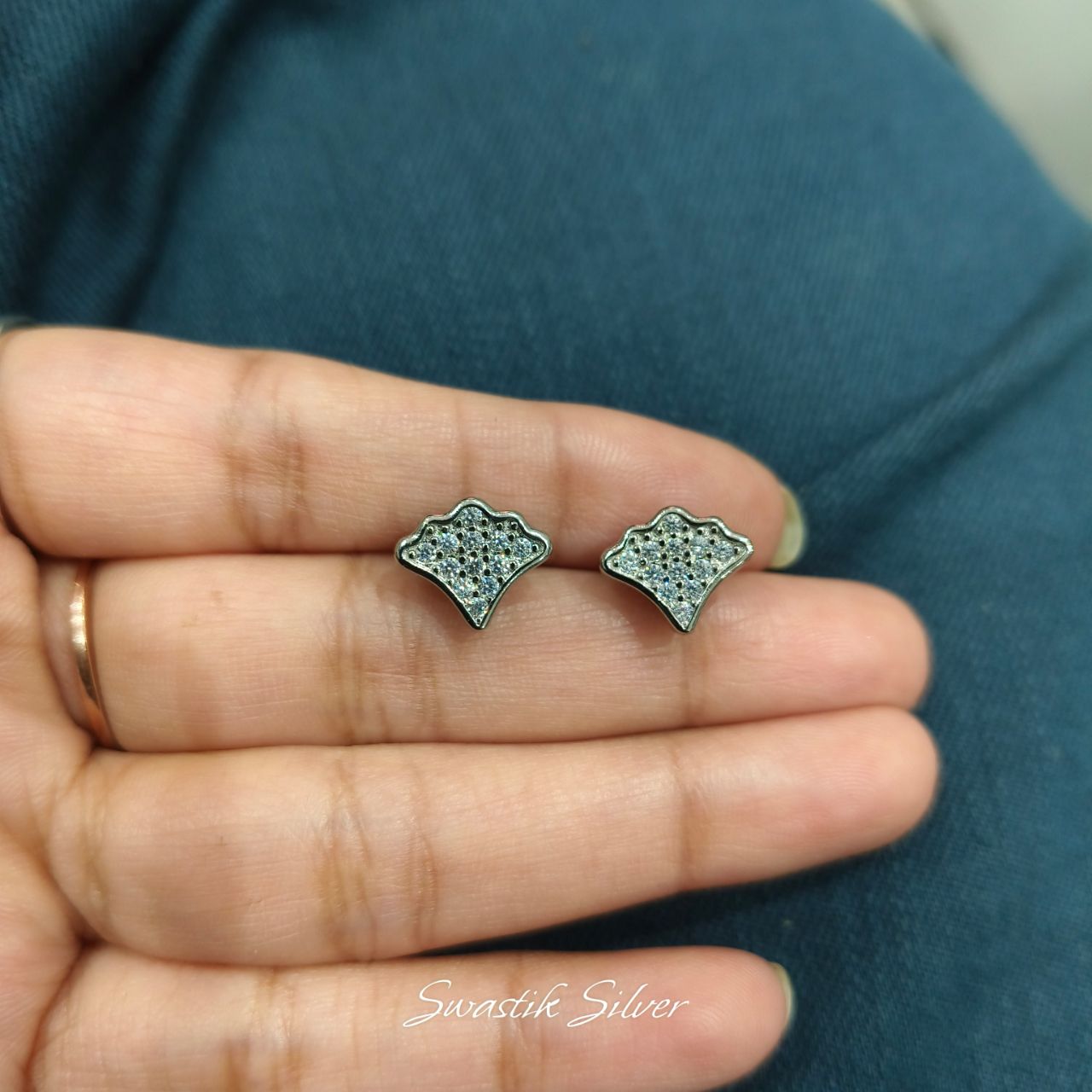 Petal Stud Earrings view 3