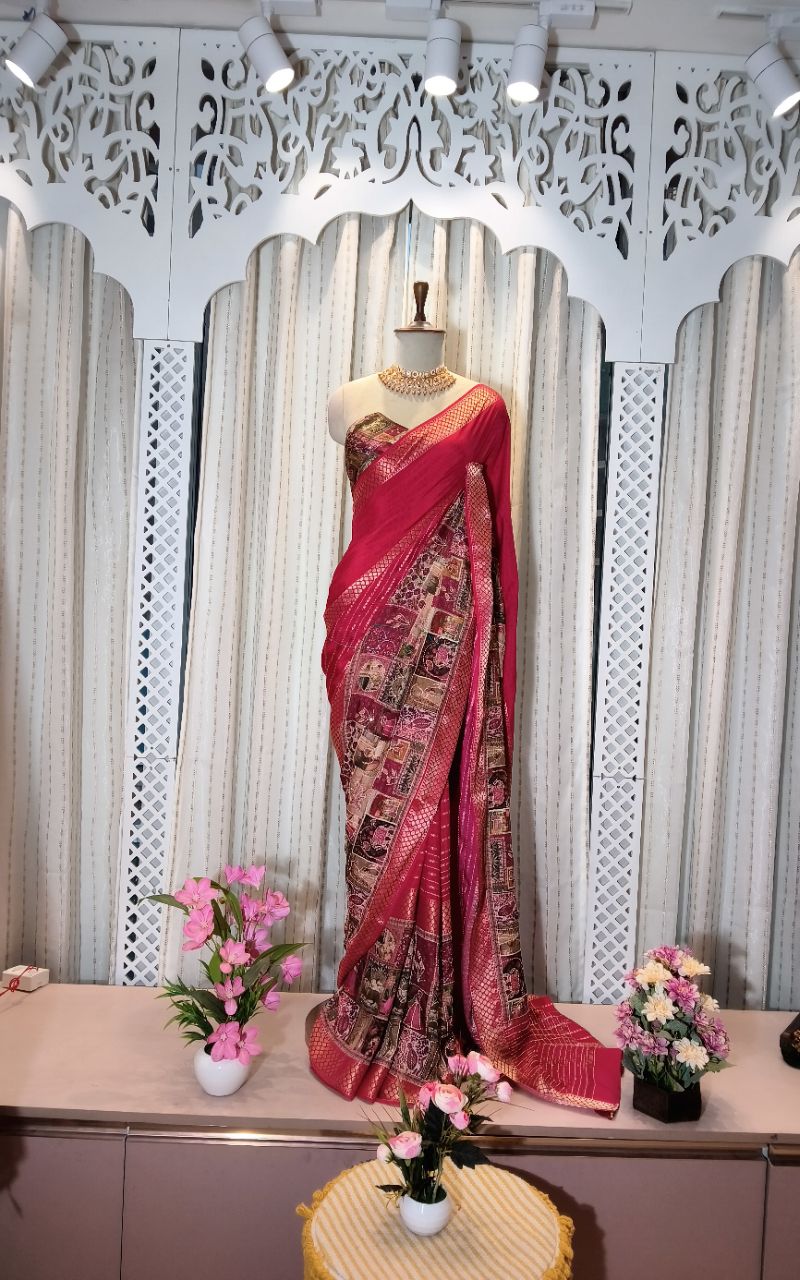 Crepe Saree view 2