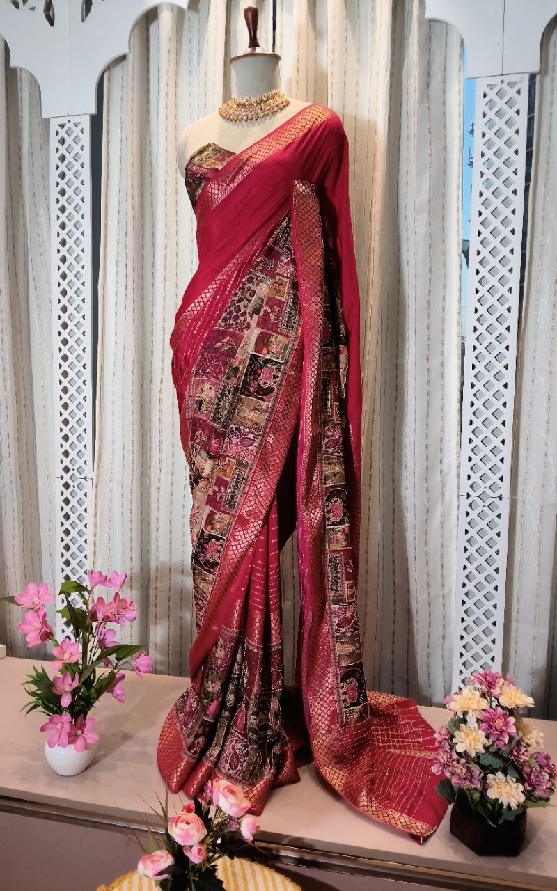 Crepe Saree view 4