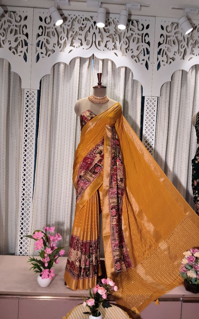 Crepe Saree 1 view 6
