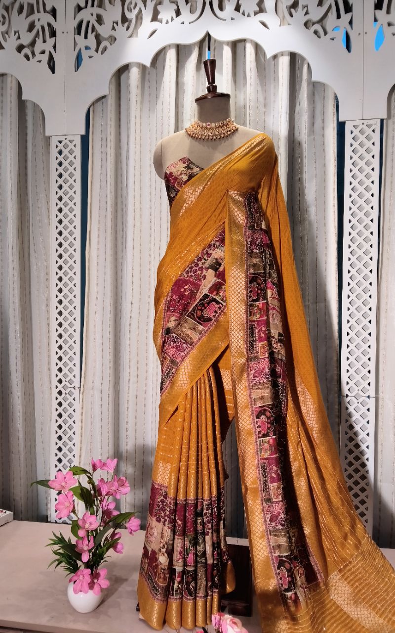 Crepe Saree 1 view 7